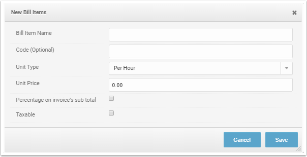 bill4time create a custom list