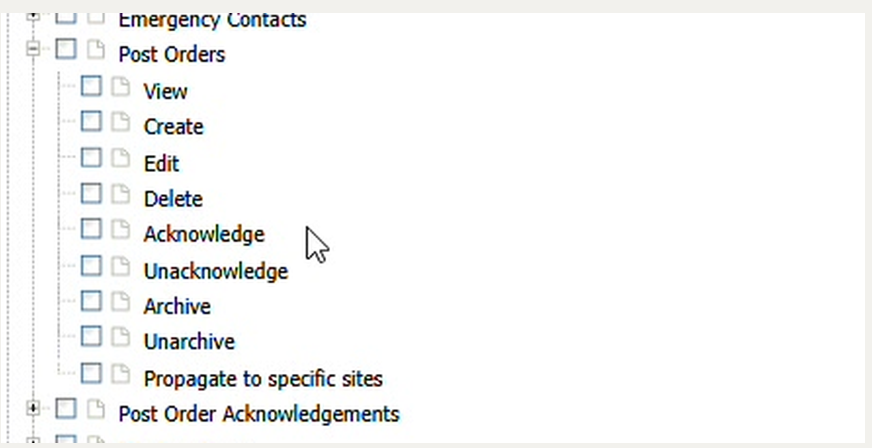 Roles & Permissions > Customer > Post Orders